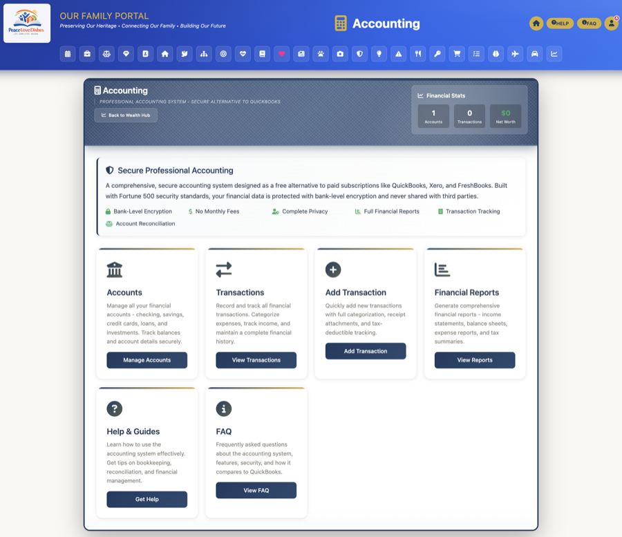Family Finance – Replace Mint, YNAB & Copilot | PeaceLoveDishes family portal